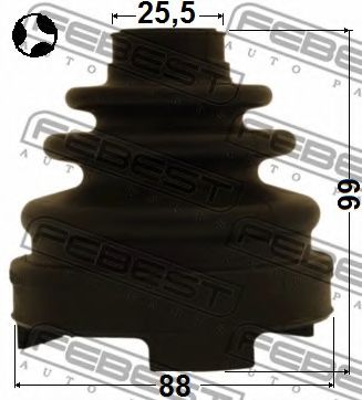 Пыльник ШРУСА FEBEST 0115-ACV40T - Фото 1