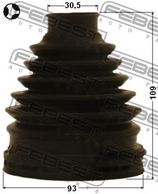 Пыльник ШРУСА FEBEST 0115-GRJ150T - Фото 2