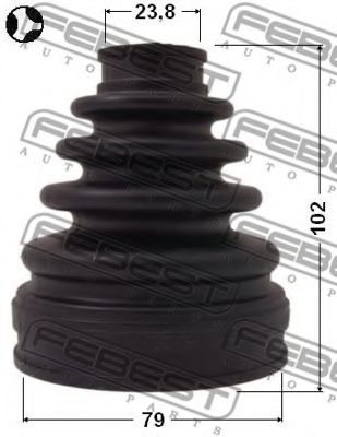 Пыльник ШРУСА FEBEST 0115-MCV30 - Фото 1