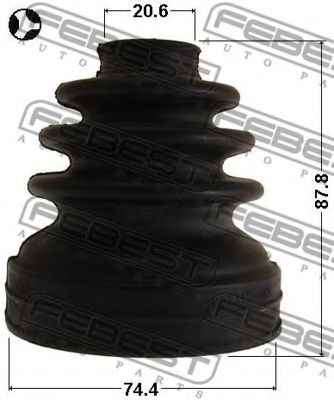 Пыльник ШРУСА FEBEST 0115-ZZE150T - Фото 1