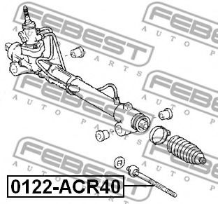 Рулевая тяга FEBEST 0122-ACR40 - Фото 1