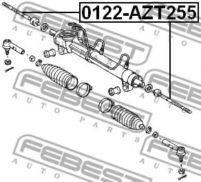 Рулевая тяга FEBEST 0122-AZT255 - Фото 1