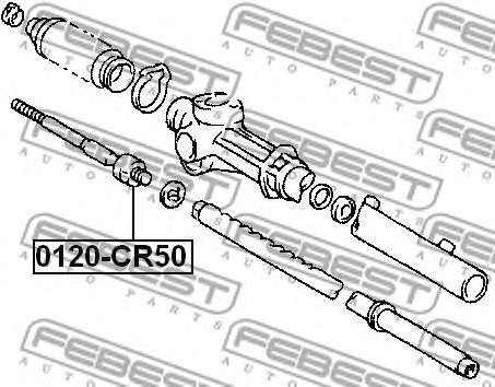 Рулевая тяга FEBEST 0122-CR50 - Фото 1