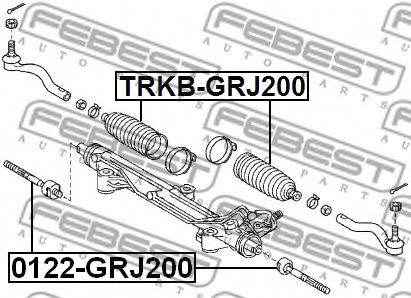 Рулевая тяга FEBEST 0122-GRJ200 - Фото 1