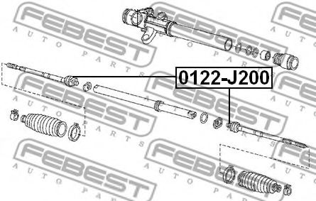 Рульова тяга FEBEST 0122-J200 - Фото 1