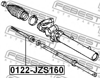 Рулевая тяга FEBEST 0122-JZS160 - Фото 1