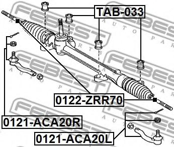 Рулевая тяга FEBEST 0122-ZRR70 - Фото 1