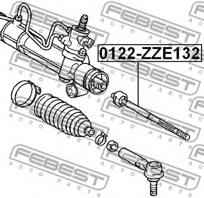 Рулевая тяга FEBEST 0122-ZZE132 - Фото 1