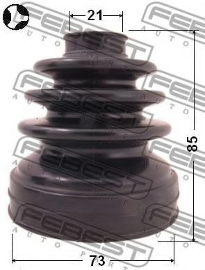 Пыльник ШРУСА FEBEST 0215-B10RS - Фото 1