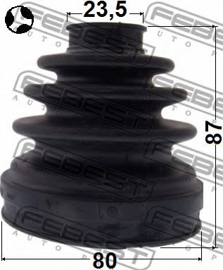 Пыльник ШРУСА FEBEST 0215-T30T - Фото 1
