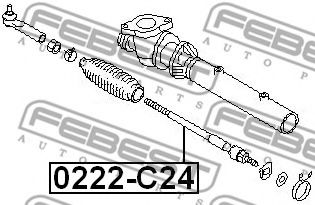Рулевая тяга FEBEST 0222-C24 - Фото 1