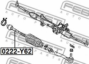 Рулевая тяга FEBEST 0222-Y62 - Фото 1