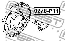 Колесный тормозной цилиндр FEBEST 0278-P11 - Фото 1