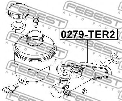 Главный тормозной цилиндр FEBEST 0279-TER2 - Фото 1