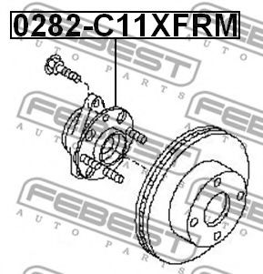 Ступица колеса FEBEST 0282-C11XFRM - Фото 1