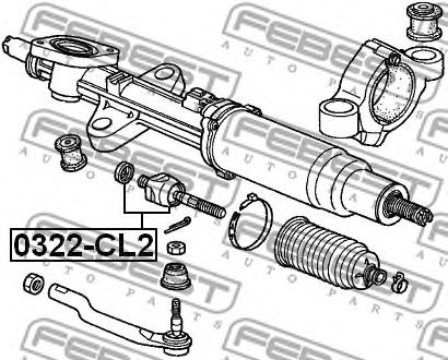 Рулевая тяга FEBEST 0322-CL2 - Фото 1