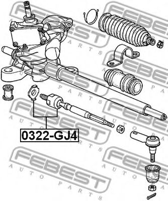 Рулевая тяга FEBEST 0322-GJ4 - Фото 1