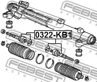 Рулевая тяга FEBEST 0322-KB1 - Фото 1