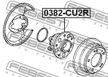Ступица колеса FEBEST 0382-CU2R - Фото 1