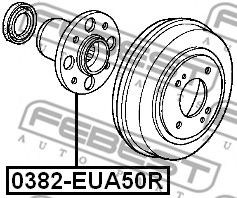 Ступица колеса FEBEST 0382-EUA50R - Фото 1