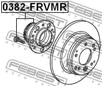 Ступица колеса FEBEST 0382-FRVMR - Фото 1