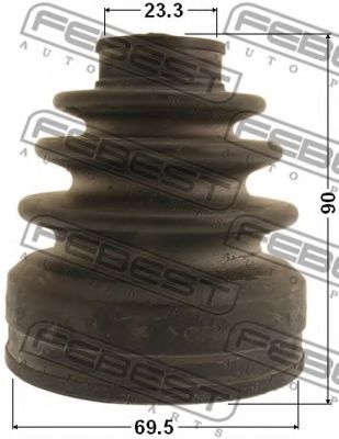 Пыльник ШРУСА FEBEST 0415-CY34AT - Фото 1