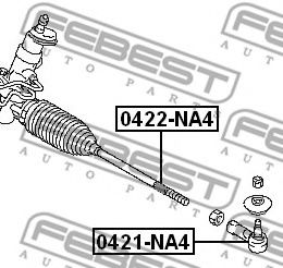 Рулевая тяга FEBEST 0422-NA4 - Фото 1