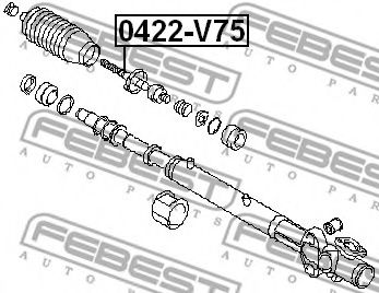 Рулевая тяга FEBEST 0422-V75 - Фото 1