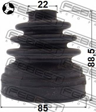 Пыльник ШРУСА FEBEST 0515-BK23LHT - Фото 1