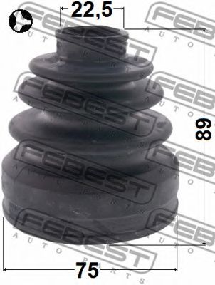 Пыльник ШРУСА FEBEST 0515-CWT - Фото 1