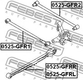 Рычаг подвески FEBEST 0525-GFRR - Фото 1