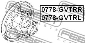 Колесный тормозной цилиндр FEBEST 0778-GVTRR - Фото 1