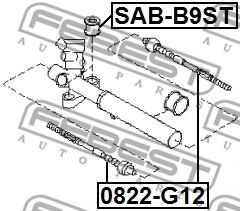 Рулевая тяга FEBEST 0822-G12 - Фото 1