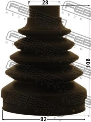 Пыльник ШРУСА FEBEST 1015-CAP - Фото 1