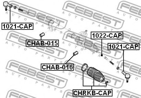 Рулевая тяга FEBEST 1022-CAP - Фото 1