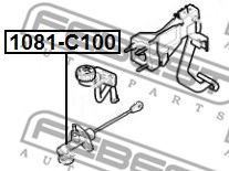 Главный цилиндр сцепления FEBEST 1081-C100 - Фото 1
