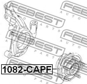 Ступица колеса FEBEST 1082-CAPF - Фото 1