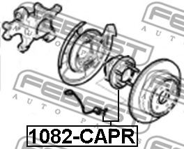 Ступица колеса FEBEST 1082-CAPR - Фото 1