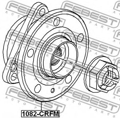 Ступица колеса FEBEST 1082-CRFM - Фото 1