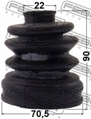 Пыльник ШРУСА FEBEST 1215-CM10R - Фото 1