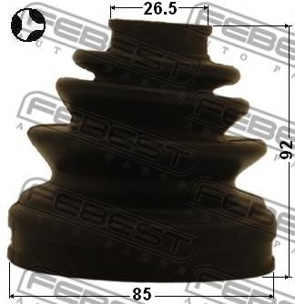 Пыльник ШРУСА FEBEST 1215-TUCMTT - Фото 1
