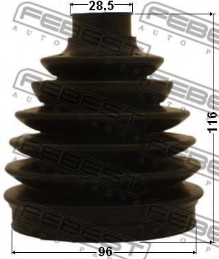 Пыльник ШРУСА FEBEST 1217-TUC - Фото 1