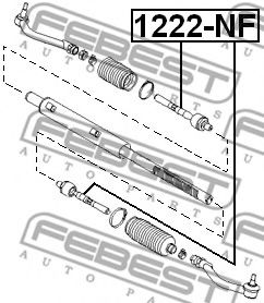 Рулевая тяга FEBEST 1222-NF - Фото 1