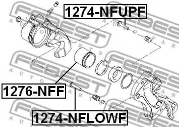 Поршень тормозного суппорта FEBEST 1276-NFF - Фото 1