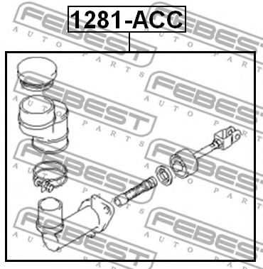 Главный цилиндр сцепления FEBEST 1281-ACC - Фото 1