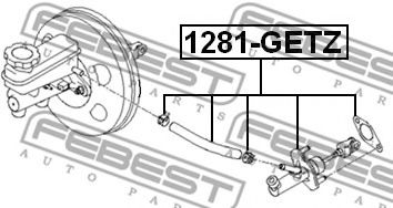 Главный цилиндр сцепления FEBEST 1281-GETZ - Фото 1
