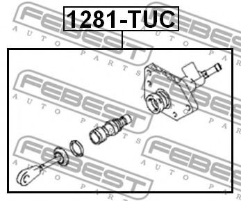 Главный цилиндр сцепления FEBEST 1281-TUC - Фото 1