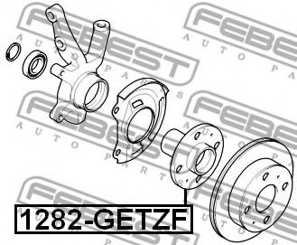 Ступица колеса FEBEST 1282-GETZF - Фото 1