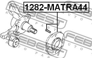 Ступиця колеса FEBEST 1282-MATRA44 - Фото 1