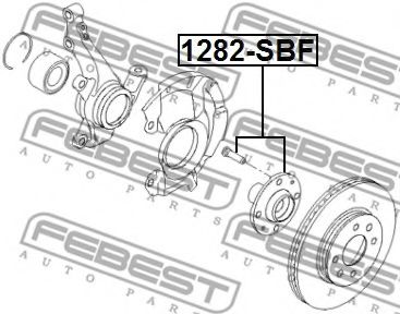 Ступиця колеса FEBEST 1282-SBF - Фото 1